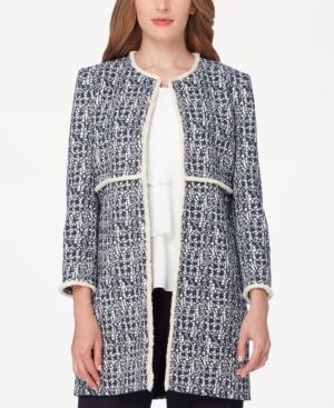 Tahari Asl Tweed Topper Jacket
