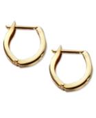 Children's 14k Gold Earrings, Hinged Cuff Hoop