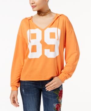 Pretty Rebellious Juniors' Split-neck 89 Hoodie