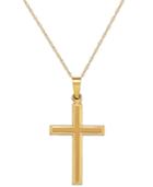Traditional Cross Pendant Necklace In 14k Gold