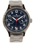 Lucky Brand Men's Jefferson Stainless Steel Bracelet Watch 38mm