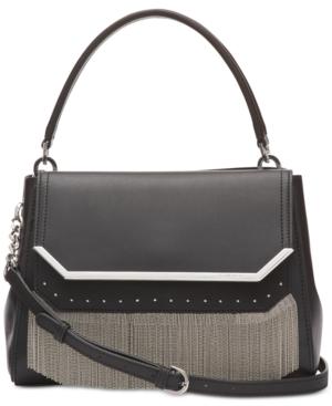 Calvin Klein Leather Tessie Satchel