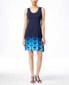Style & Co. Sleeveless Printed Dress, Only At Macy's