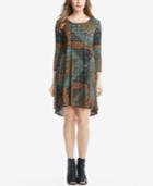 Karen Kane Tile-print High-low Dress