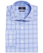 Boss By Hugo Boss Sharp-fit Grid Overlay Check Dress Shirt