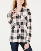 Project 28 Nyc Juniors' Embroidered Plaid Shirt
