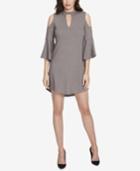 William Rast Cold-shoulder Choker Dress