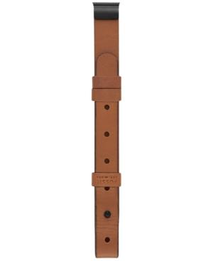 Fossil Men's Q Reveler Brown Leather Watch Strap Ftj9002