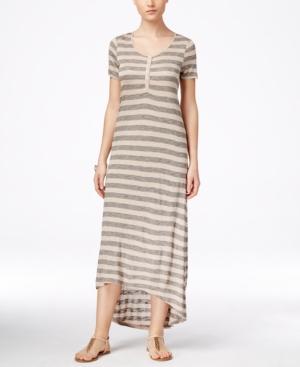 G.h. Bass & Co. Striped High-low Maxi Dress