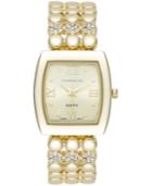 Charter Club Gold-tone Stainless Steel Stretch Bracelet Watch 25mm, Only At Macy's