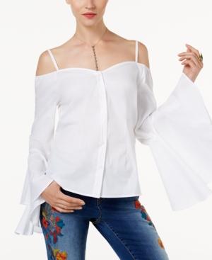 Inc International Concepts Cold-shoulder Blouse, Created For Macy's