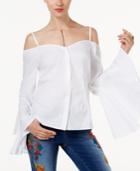 Inc International Concepts Cold-shoulder Blouse, Created For Macy's