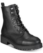 Xoxo Elmhurst Combat Booties Women's Shoes