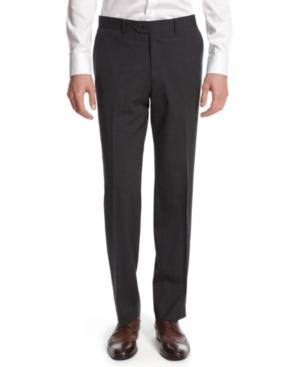 Bar Iii Dark Charcoal Slim-fit Pants
