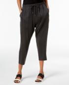 Eileen Fisher Silk Slouchy Drawstring-waist Pants