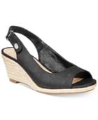 Charter Club Samiee Slingback Espadrille Wedge Sandals, Created For Macy's Women's Shoes
