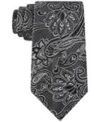 Sean John Men's Large Floral-paisley Classic Tie