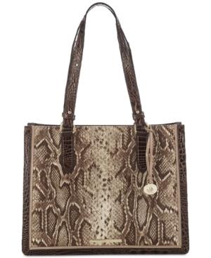 Brahmin Camille Silver Monmarte Medium Tote