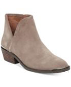 Lucky Brand Women's Keezan Block-heel Booties Women's Shoes