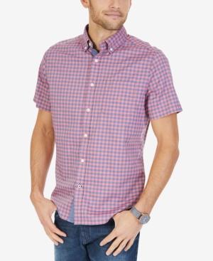 Nautica Men's Compass Plaid Stretch Shirt