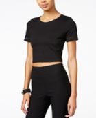 Bar Iii Lace-inset Crop Top, Only At Macy's