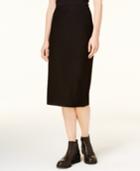 Eileen Fisher Ribbed Pencil Skirt, Created For Macy's, Regular & Petite