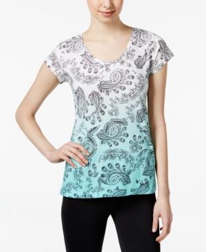 Style & Co. Paisley Ombre T-shirt, Only At Macy's