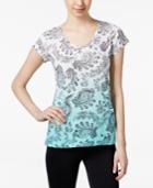 Style & Co. Paisley Ombre T-shirt, Only At Macy's
