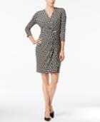 Charter Club Printed Wrap Dress, Created For Macy's