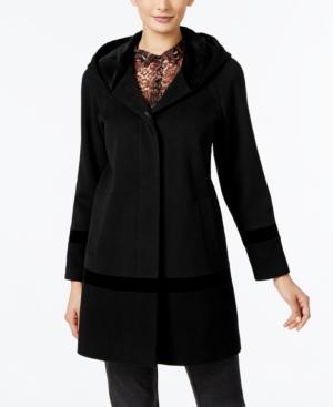 Forecaster Velvet-trim Colorblocked Walker Coat