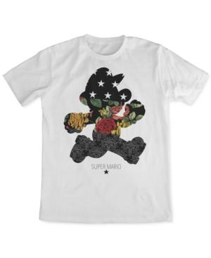 Fifth Sun Men's Nintendo Super Mario Dark Cut Graphic-print T-shirt