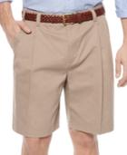 Geoffrey Beene Shorts, Extender Waist Double Pleat Shorts