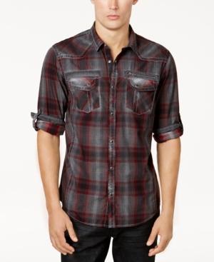 I.n.c. Men's Plaid Shirt, Created For Macy's