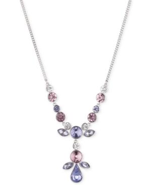 Givenchy Silver-tone Crystal Y-necklace