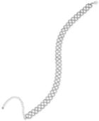 Say Yes To The Prom Silver-tone Lattice Crystal Choker Necklace, A Macy's Exclusive Style