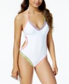 Bar Iii Be Weave It Monokini One-piece Swimsuit, Created For Macy's Women's Swimsuit