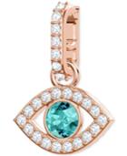 Swarovski Remix Collection Rose Gold-tone Crystal Evil Eye Charm