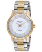 Kenneth Cole New York Men's Two-tone Ion-plated Stainless Steel Bracelet Watch 43mm 10020807