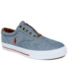Polo Ralph Lauren Vito Laceless Chambray Sneakers Men's Shoes