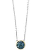 Balissima By Effy Diamond Cluster Pendant Necklace (1/4 Ct. T.w.) In 14k Gold And Sterling Silver