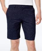 Ben Sherman Men's Triangle-print Shorts, 9 Inseam