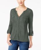 Calvin Klein Jeans Pocketed Roll-cuff Top