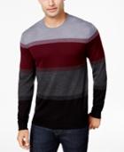 Club Room Men's Colorblocked Merino Performance Sweater, Created For Macy's