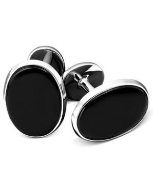 Men's Sterling Silver & Onyx Cufflink