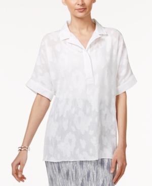 Alfani Oversize Jacquard Shirt, Only At Macy's