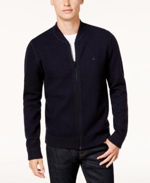 Tommy Hilfiger Men's Boston Reversible Full Zip Sweater