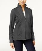 Style & Co Quilted Fleece Jacket, Only At Macy's