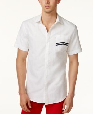 Armani Exchange Men's Chevron Pocket Shirt