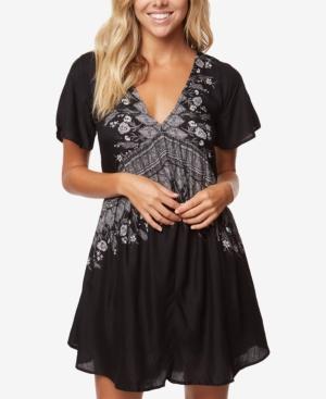 O'neill Juniors' Clovis Printed V-neck Dress