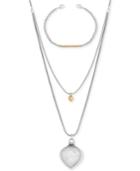 Lucky Brand Two-tone Convertible Bracelet/layer Pendant Necklace